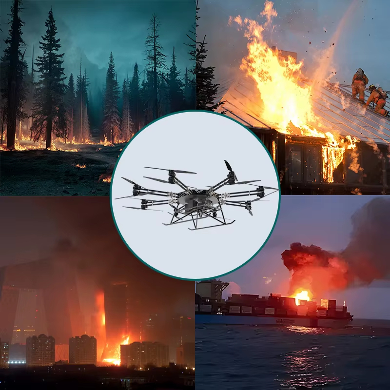 Long Endurance Drone for High Rise and Forest Fire Rescue - Custom ...